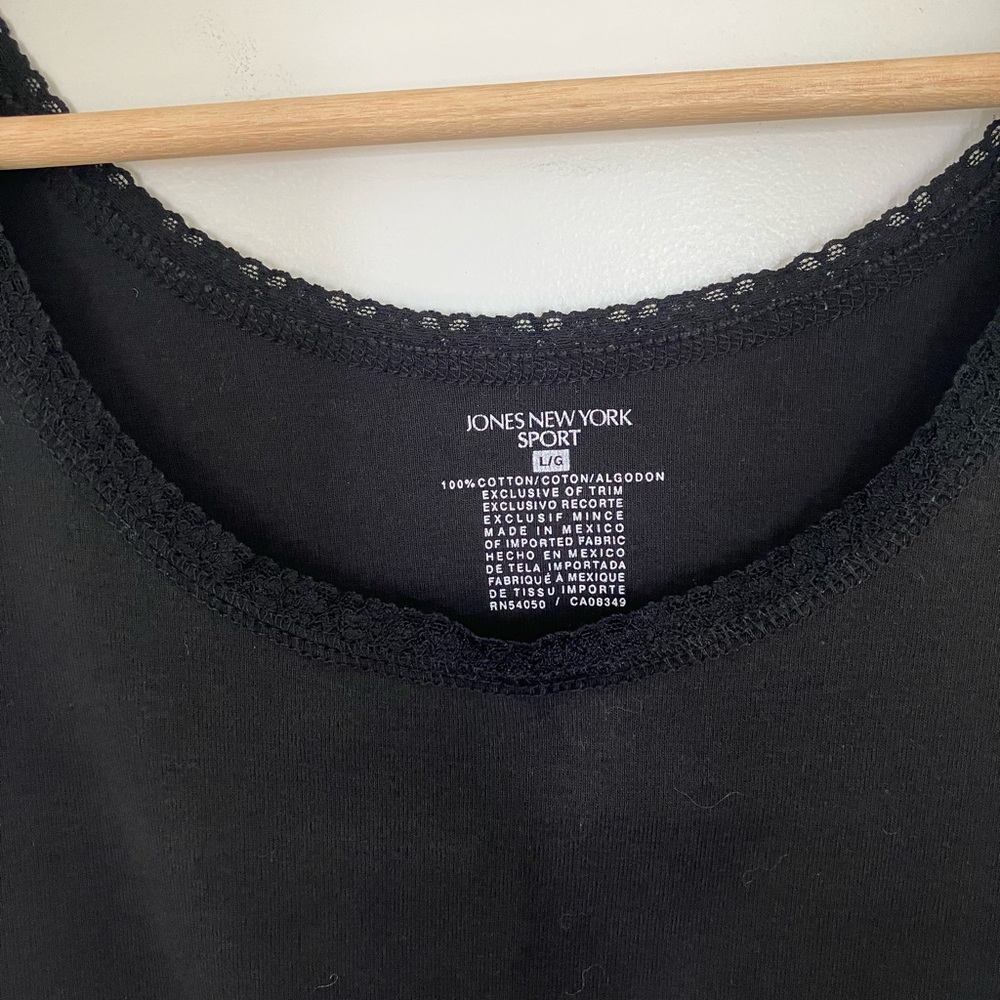 🎉 3/$15 Jones New York Sport Cotton Tank L - Picture 2 of 6